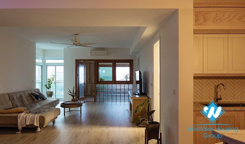 3 bedroom high floor apartment for rent with new modern furniture in Ciputra